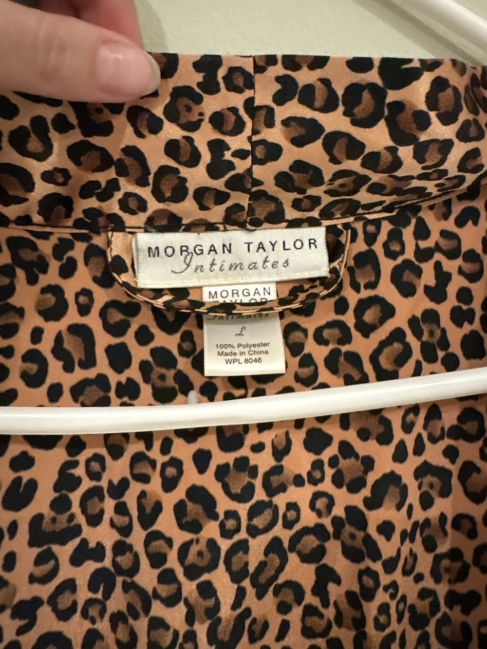 Morgan Taylor Leopard Print Intimate Robe and Gown (2 Piece) - Picture 12 of 16